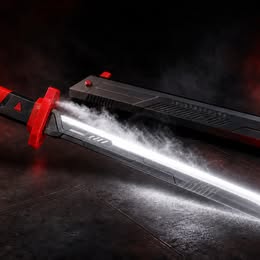 Cyberpunk LED Katana Prop Sword