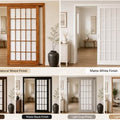 Solid Wood Shoji Sliding Door | Japanese Room Divider | Custom Handmade