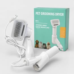 Pet Grooming Dryer with Brush and Nozzles New